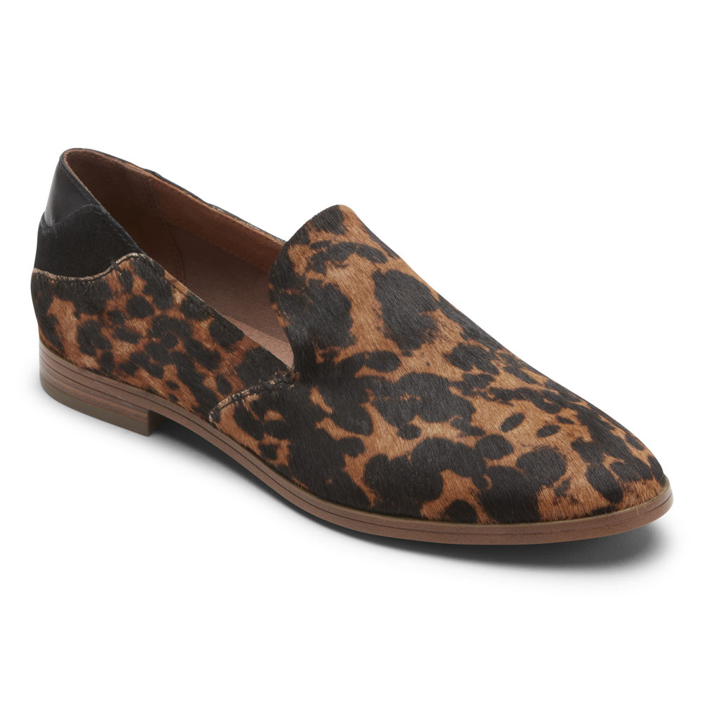 Rockport Singapore Womens Loafers - Perpetua Leopard - GW8504162